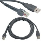 USB Cable Coiled 6 Feet for Symbol Barcode Scanner ls1203 ls2208 ls3578 DS6708