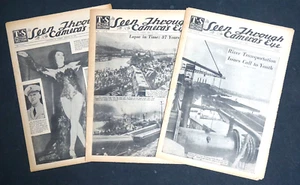 6 - 1940 Cincinnati Zeitung Sonderabschnitte, wie durch das Auge der Kamera gesehen - Bild 1 von 6