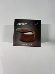 Wood Salt Or Spice Box With Swivel Lid | Storage Container - Picture 1 of 4