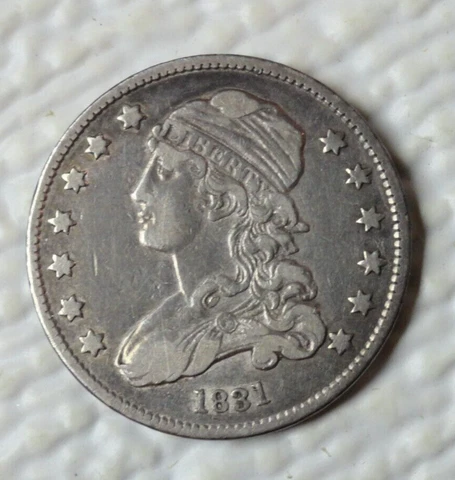 1831 US Capped Bust Silver Quarter *Nice Higher Grade* Cover