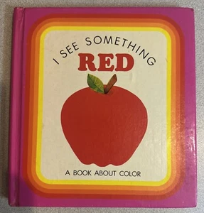 Hallmark Vintage I See Something Red Board Book A Book about Colors - Picture 1 of 10