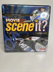 Scene It? Movie 2nd Edition The DVD Game Family Party Metal Tin Holder Sealed - Picture 1 of 3
