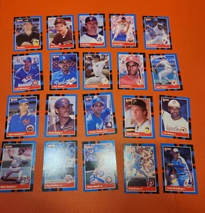 Donruss MLB Pro Baseball Numbered 1987 Season Trading Card Lot Of 20 Vintage - Picture 1 of 14