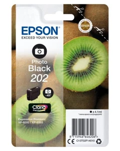 Epson Kiwi Singlepack Photo Black 202 Claria Premium Ink - Picture 1 of 2