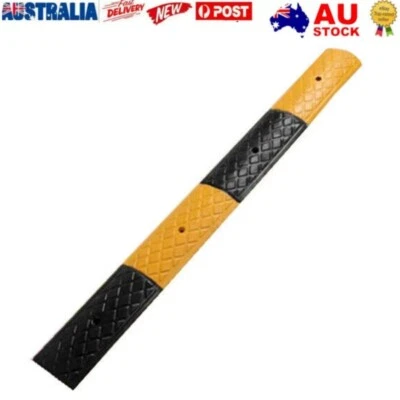 NEW 1M Rumble Strip Road Strips Speed Hump Rubber Wall Bumper Heavy Duty Bump AU - image 1 of 4