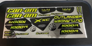 CAN-AM OUTLANDER 1000R XXC 22-25 YELLOW & BLACK LAMINATED DECAL CANAM ATV BLEM** - Picture 1 of 6