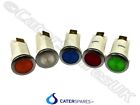 12.5MM LED Signal Lampe Birne Indikator Chrom Ring Rot, Grün, Amber , Blau, Weiß