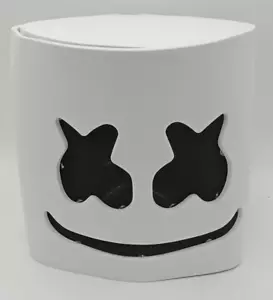 Marshmallow Maschera Dj Testa Completa Halloween Cosplay Casco LED - Foto 1 di 5