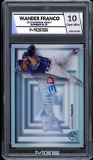 2020 Bowman #B3D-1 HOLO Wander Franco ROOKIE CARD Graded 10 MGS Gem MINT RAYS