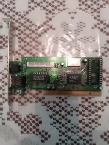 SMC 1211TX Rev. 1 PCI RJ-45 10BaseT/100BaseTX Network Interface Card Plug & Play - Bild 1 von 3