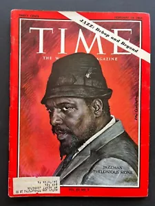 1964 TIME Magazine ~ Thelonious Monk ~ JAZZ Legend ~ Nice! - Picture 1 of 2