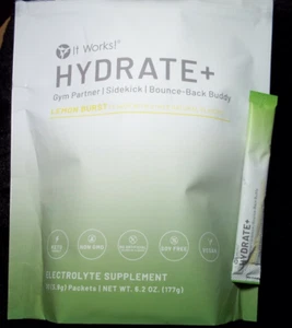 It Works Hydrate - Gym Partner - 30 Single Serving packets **FREE SHIPPING** - Picture 1 of 5
