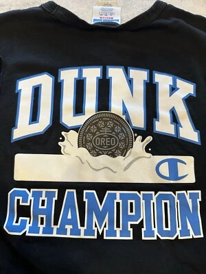 Camiseta Champion Oreo Cookie "Dunk Champion", Leche Mediana De Colección Look, Negra Foto 1 de 4