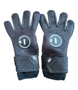 N1 Goalkeeper gloves Zeus Football Gloves Size 9, Black Used - Picture 1 of 8