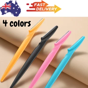 Facial Eyebrow Razor Trimmer Shaper Shaver Blade Knife Hair Remover inkle - Picture 1 of 14