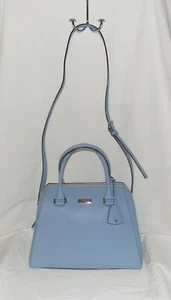 Kate Spade Tilden Place Pippa Blue Saffiano Leather Crossbody Satchel Bag NWOT - Picture 1 of 10