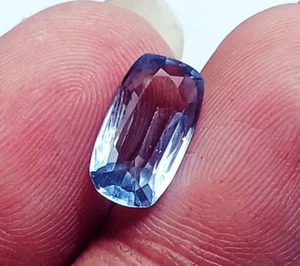 Coussin Forme 2,40 Ct 100% Naturel Aigue-Marine Gemmes Libres Certifiées - Picture 1 of 6