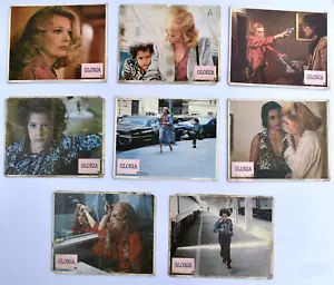 1980 Gloria Film Original Lobby Cartes 27.9cm X 35.6cm Set 8 Gena Rowlands - Afbeelding 1 van 12
