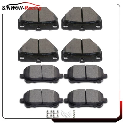 Juego de pastillas cerámicas de freno delanteras traseras para Toyota Matrix 2007 anti ruido 8 piezas/juego Foto 1 de 4