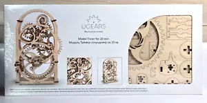 Timer modello UGEARS 20 min. Kit | Puzzle Legno 3D | Modello Meccanico Fai Da Te - NUOVO - Foto 1 di 4