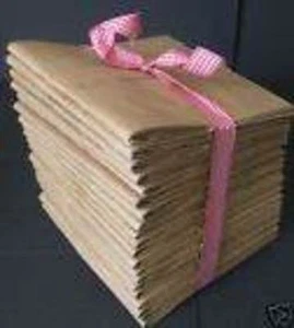 5x5 SEWN paper bag scrapbook albums/piecing- 20 books - Picture 1 of 2