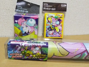 Pokemon Card Game Iono play mat & Deck Case & Sleeve Set Pokemon center japan - Picture 1 of 24