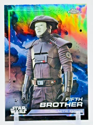 2024 Topps cromo Star Wars #77 refractor quinto hermano Foto 1 de 2