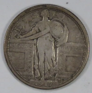 Cuarto de cuarto de libertad permanente tipo 1 1917 en muy buen estado - Imagen 1 de 2