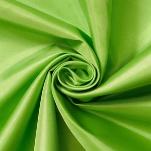 Lime Green Polyester China Silk Sewing Fabric 2.2 yds 60" Lightweight - Picture 1 of 2