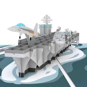 Lovepop Unglaublicher US Flugzeugträger 5"x7" 3-D Pop-Up Grußkarte + Umschlag - Bild 1 von 3