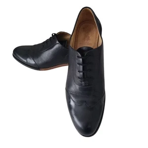 The Office of Angela Scott Mr. Evans Wingtip Black Loafers sz 11 US Retail $575 - Picture 1 of 10
