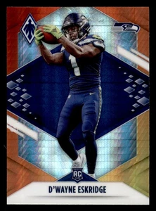 2021 Panini Phoenix D'Wayne Eskridge #118 Fire Burst RC Seattle Seahawks - Bild 1 von 2