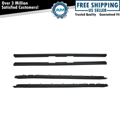 Juego de 4 sellos de fieltro para barrido de ventana para Chevy Corvette 84-89 Foto 1 de 4