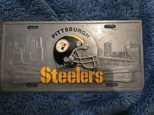 Pittsburgh Steelers NFL Football Sammler Nummernschild HEAVY DUTY - Bild 1 von 2