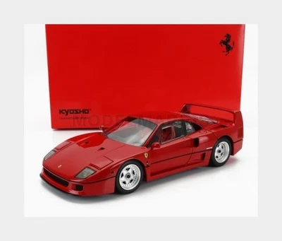 KYOSHO 08416RL-E FERRARI F40 LIGHT WEIGHT WITH LEXAN WINDOWS 1987 1/18 WITH OPEN - Immagine 1 di 2