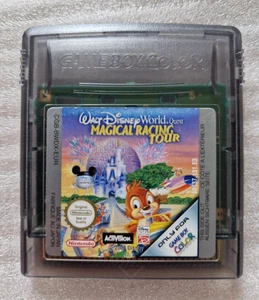 Game Boy Color Spiel WALT DISNEY MAGICAL RACING TOUR   nur Modul  von 2000 GBC - Bild 1 von 2