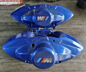 BMW performance rear Brembo blue brake calipers M2 M3 M4 F30 F80 440i 335i 335d - Picture 1 of 14