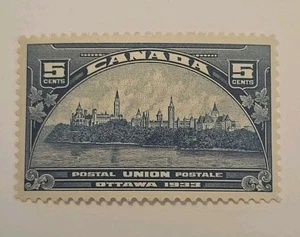 Canada Scott 202 Parliament Buildings U.P.U. Meeting 1933 VF MH - Picture 1 of 1