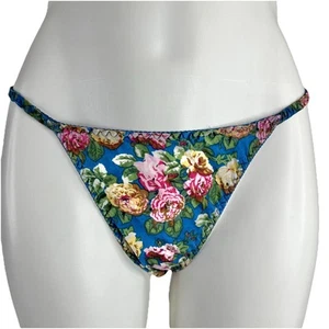 Vintage Victoria’s Secret Gold Label Silk Floral Panties Women’s Size Small - Picture 1 of 13