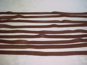 13-7/8Y CLASSICAL ELEMENTS GIMP / TAPE BROWN DRAPERY UPHOLSTERY TRIM - Picture 1 of 3