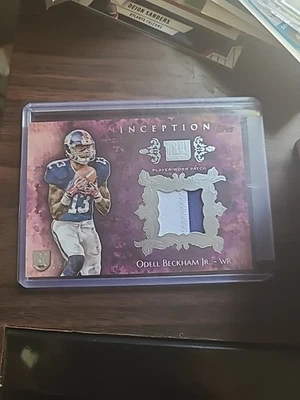 Odell Beckham Jr Rookie 2 Color Patch 09/50 - Image 1 of 2
