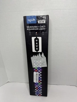 Seaoura SR-618 Aquarium Light 75cm Fish Tank Light LED Full Spectrum with Timer - Image 1 of 4