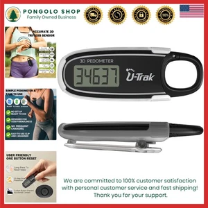 Contapassi digitale 3D contapassi preciso distanza a piedi miglia calorie - Foto 1 di 10