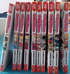 LOT 1-10 NARUTO KISHIMOTO MANGA 10 BOOKS COMIC SPANISH ESPAÑOL READ ONLY ONCE - Picture 1 of 1