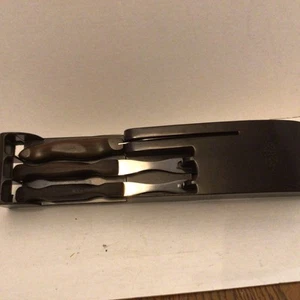 Juego de utensilios de cocina Cutco de 3 piezas de 1950, #1026, #27 tenedores de carne, #1028 espátula, usado - Imagen 1 de 15