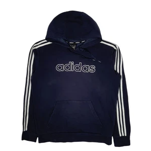 ADIDAS Hoodie Cotton Blend Jumper Sweatshirt Mens M - Picture 1 of 6