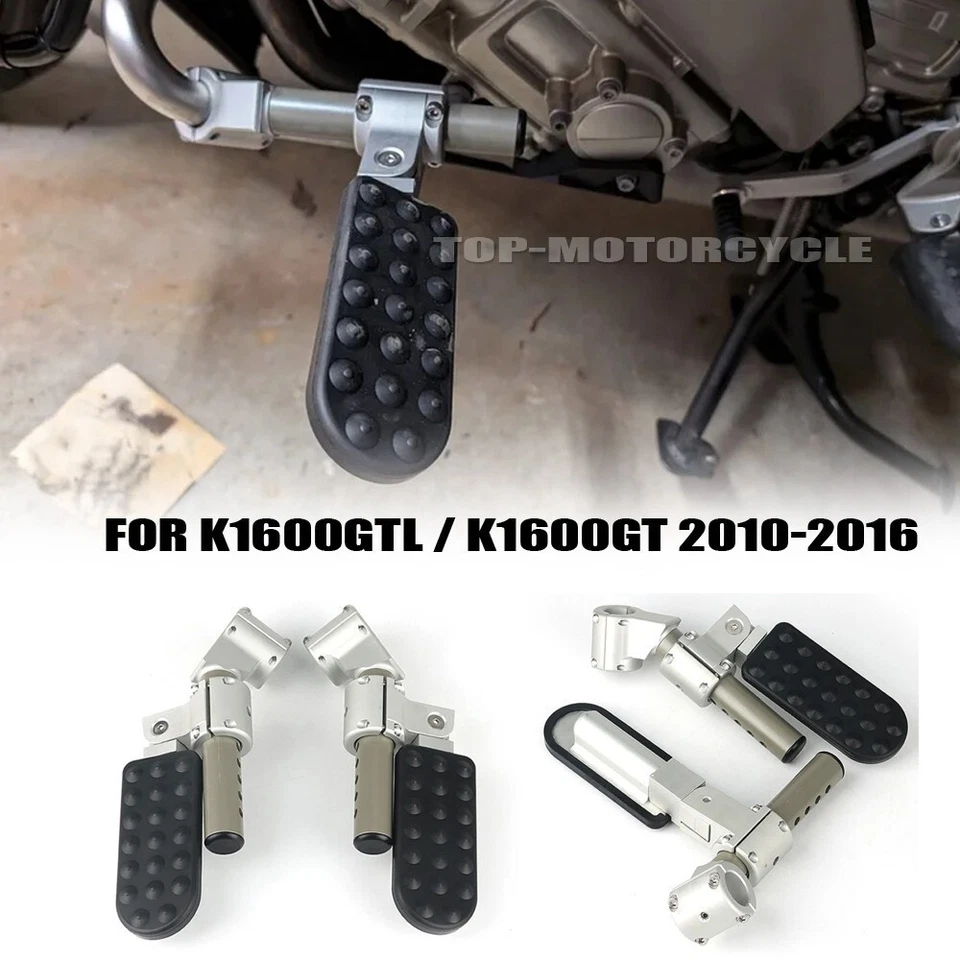 Kit de reposapiés plegables ajustables para BMW K1600GTL K1600GT Foto 1 de 4