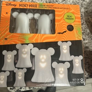 Disney Halloween Seasonal Mickey Mouse Projection Ghost 👻 Singing String Lights - Picture 1 of 7