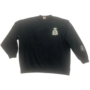 Sudadera Streetwise Para Hombres 2XL Cuello Redondo Escamas x Huero Artistas Por Cualquier Medio$ Negra - Imagen 1 de 8