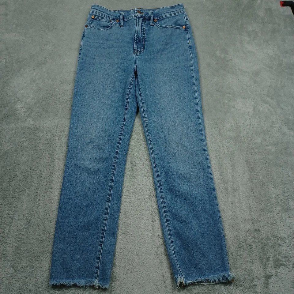Madewell Jeans Womens 27 Blue Straight Pockets Preppy Modern Casual - Image 1 of 4